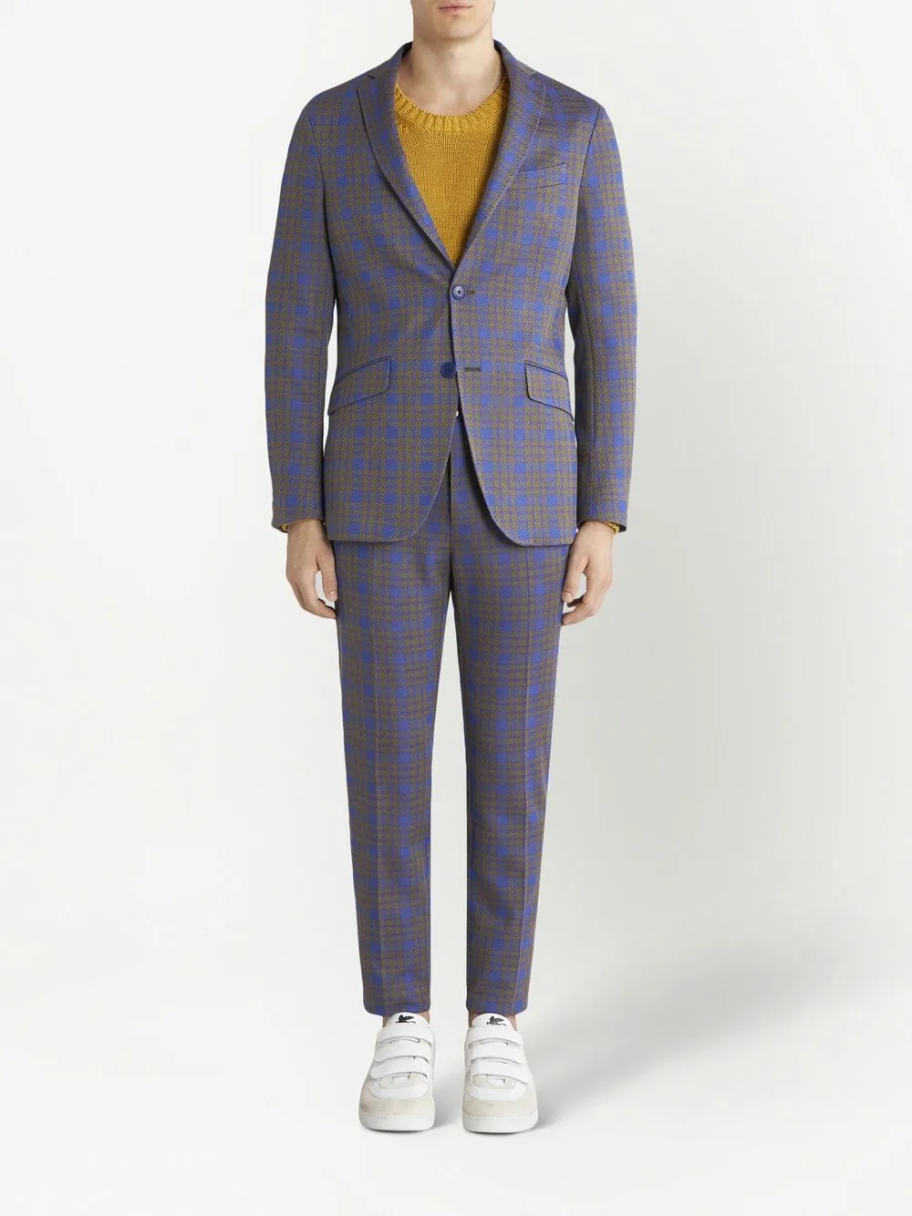 ETRO Blazer met enkele rij knopen - Blauw