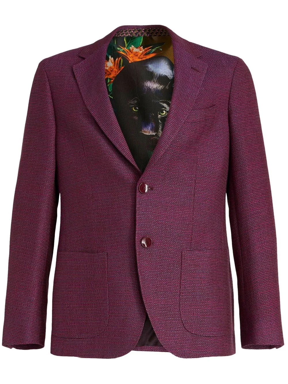 ETRO textured wool blazer - Pink
