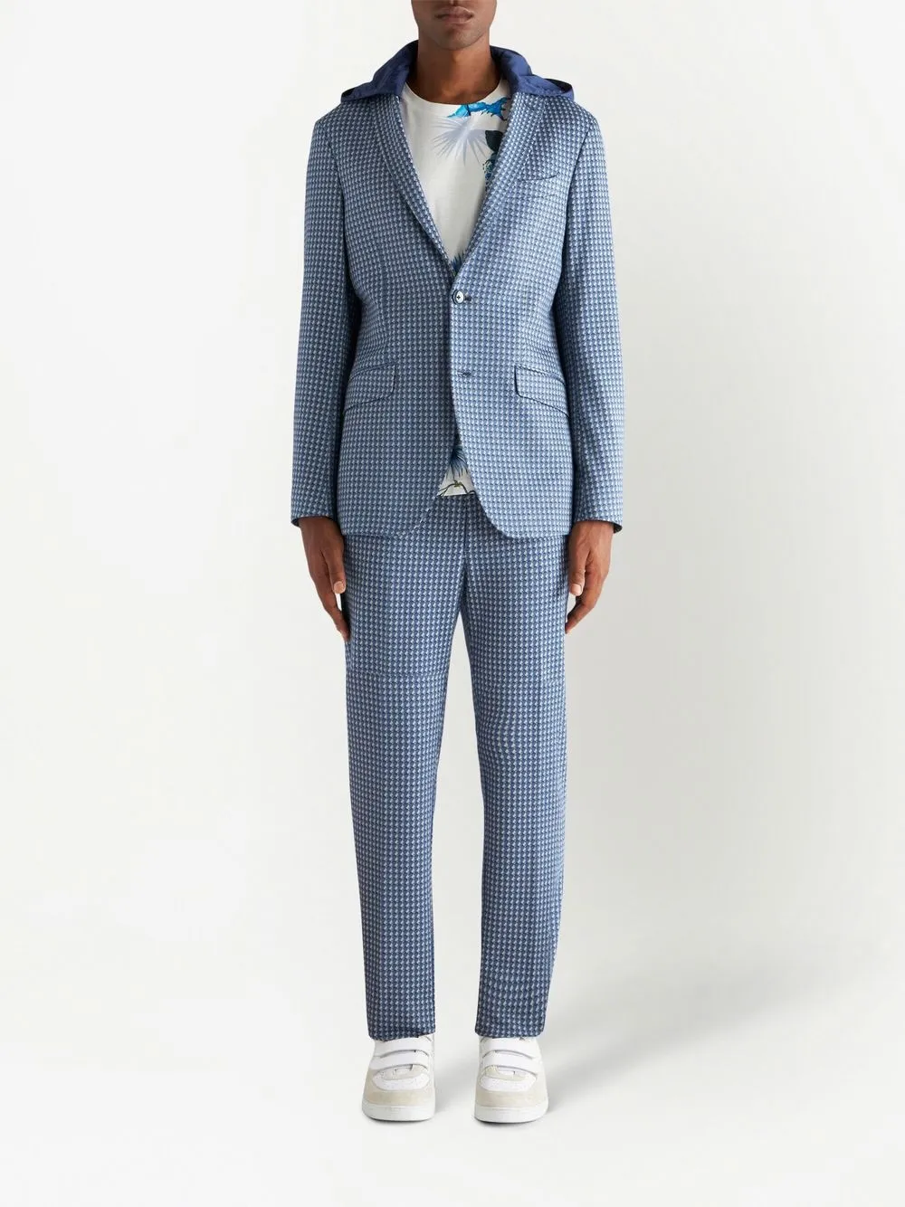 ETRO Pantalon met print - Blauw