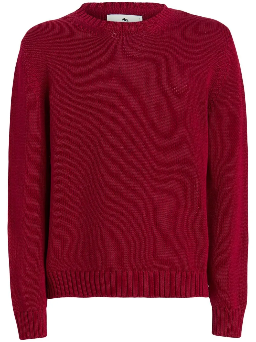 

ETRO stud-detail cotton jumper - Red