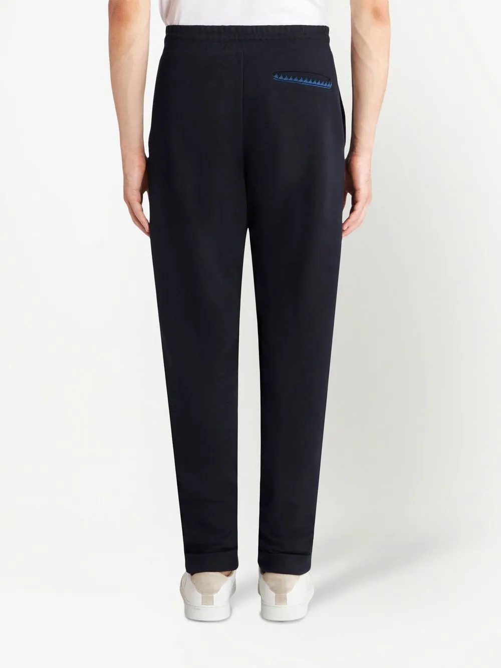 Greca-trimmed track pants