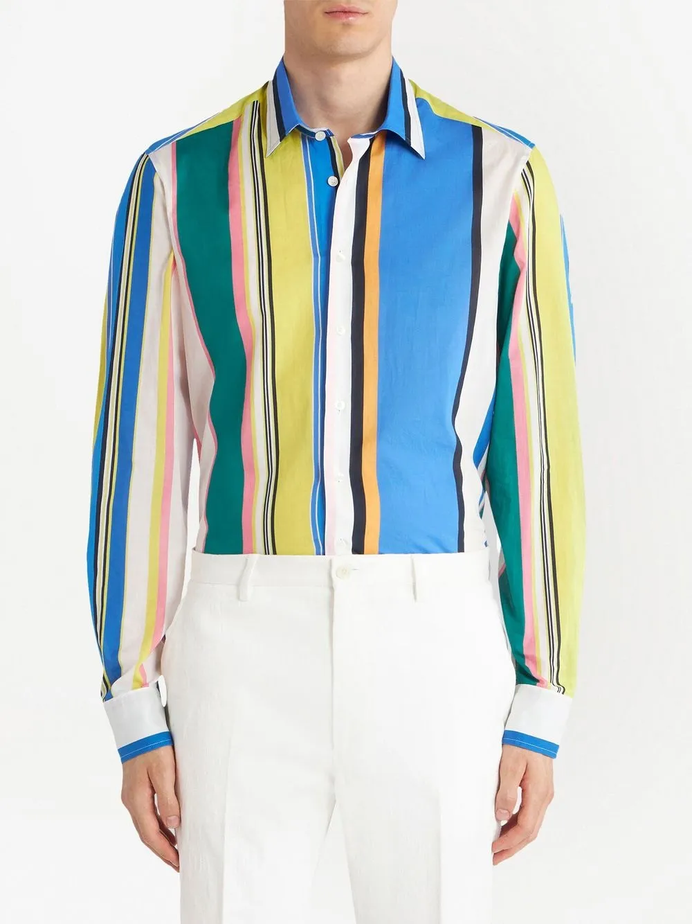 ETRO Gestreept overhemd - Wit