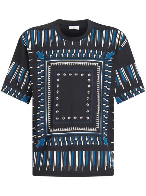 abstract-print cotton T-Shirt