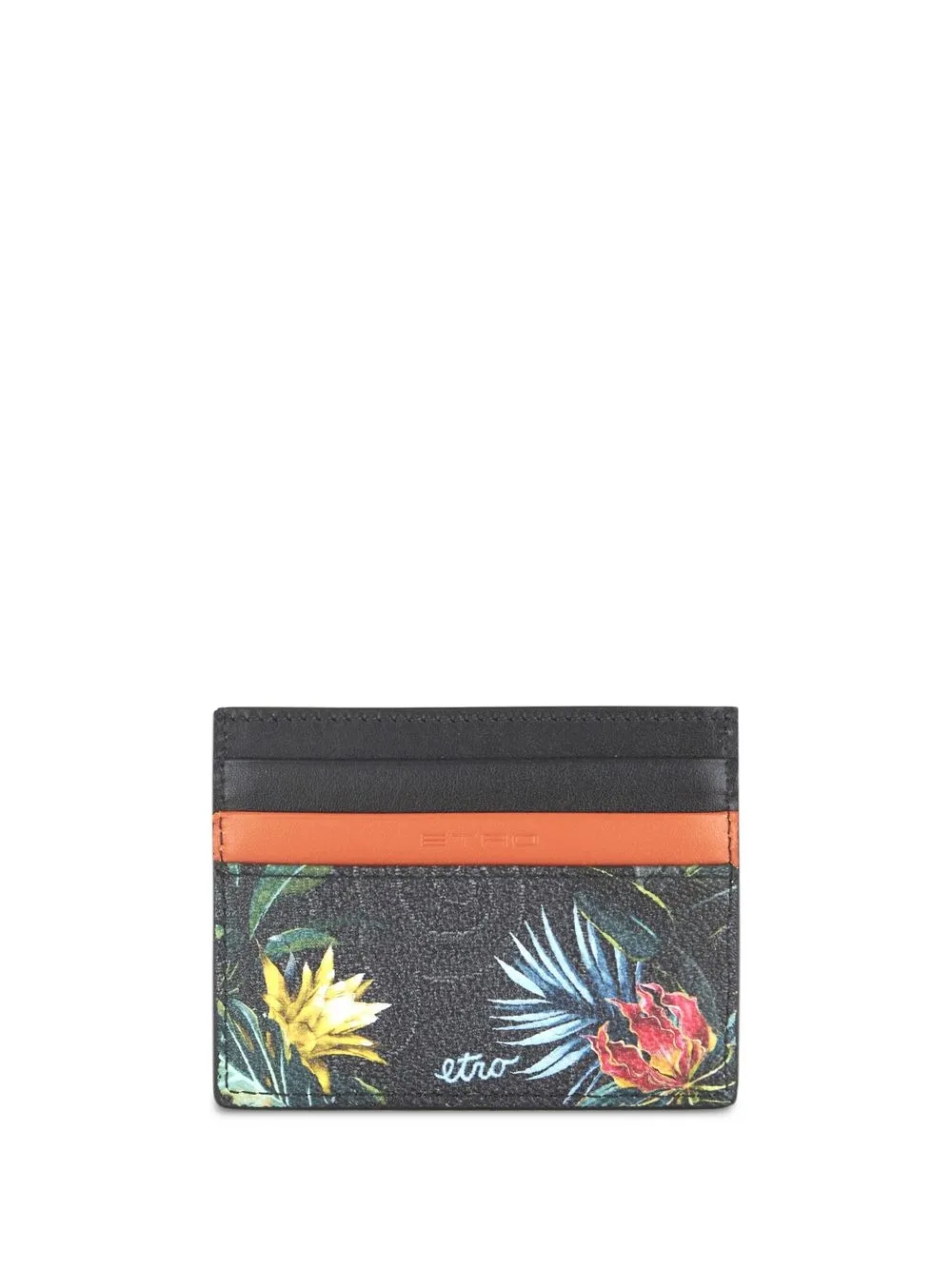 ETRO Pasjeshouder met grafische print - Zwart