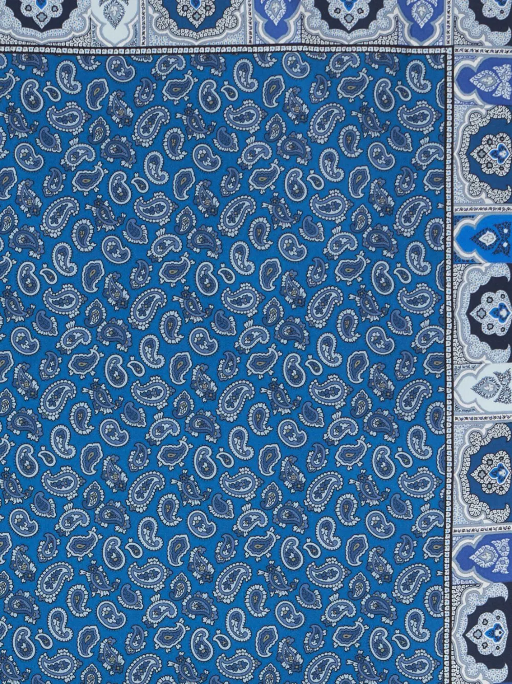 ETRO Pochet met paisley-print - Blauw