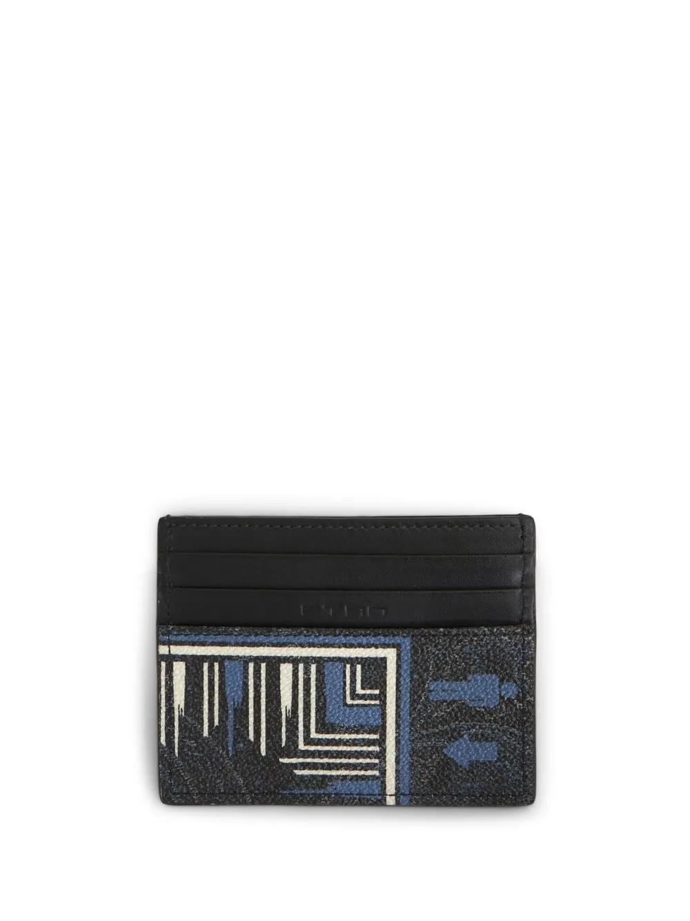 ETRO Pasjeshouder met logoprint - Zwart