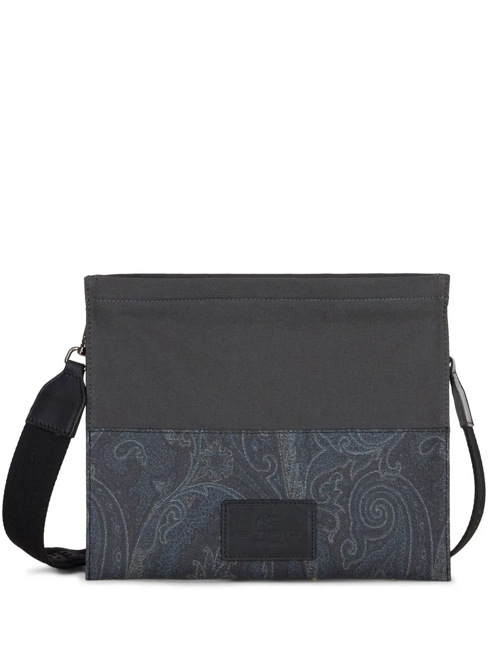 ETRO bolsa de hombro con diseño de dos tonos - Azul