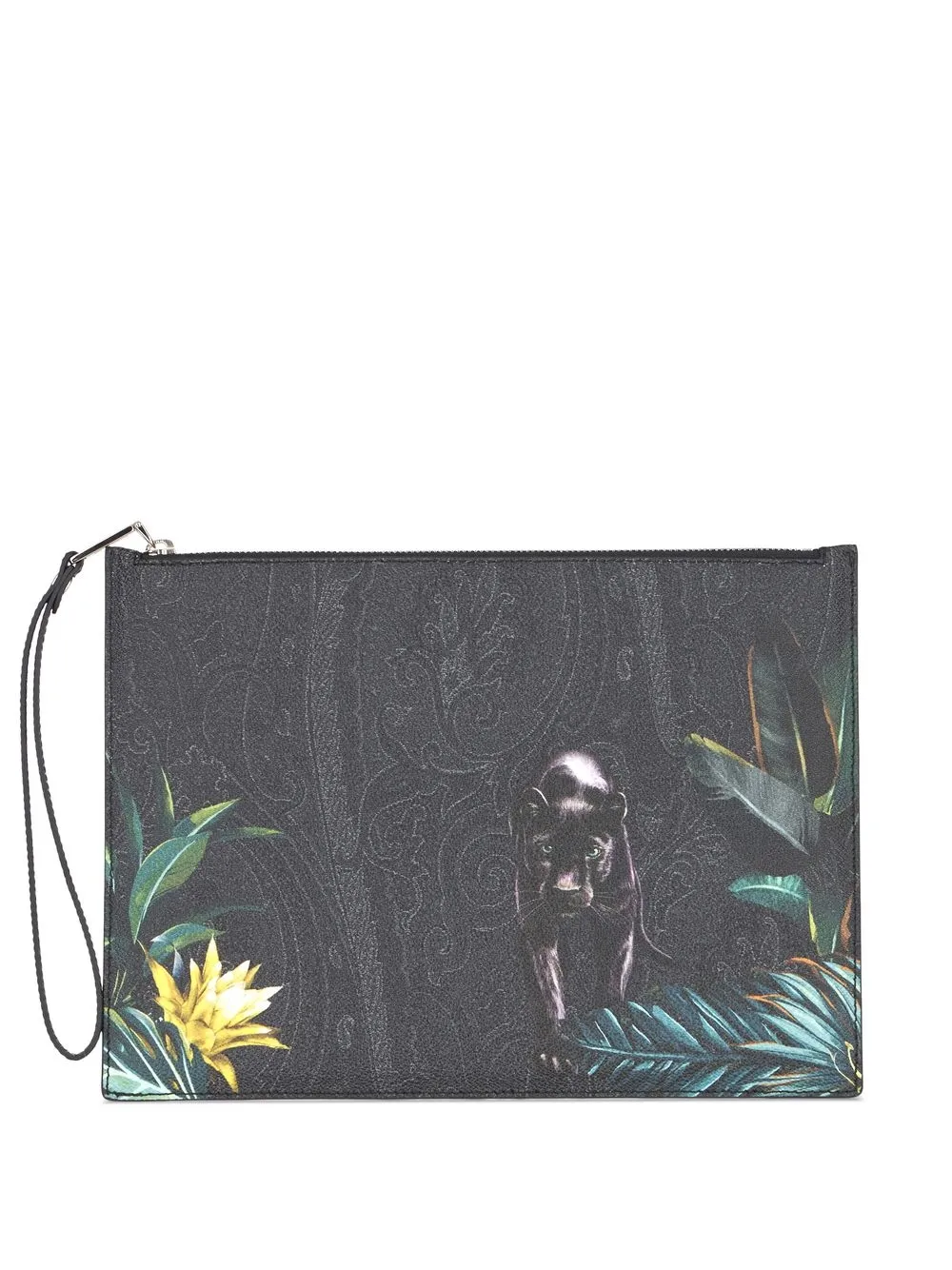 

ETRO patterned jacquard iPad case - Black