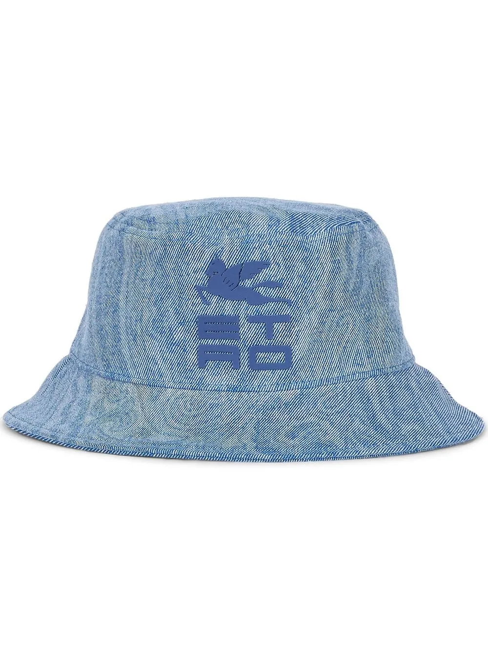 

ETRO logo-patch bucket hat - Blue