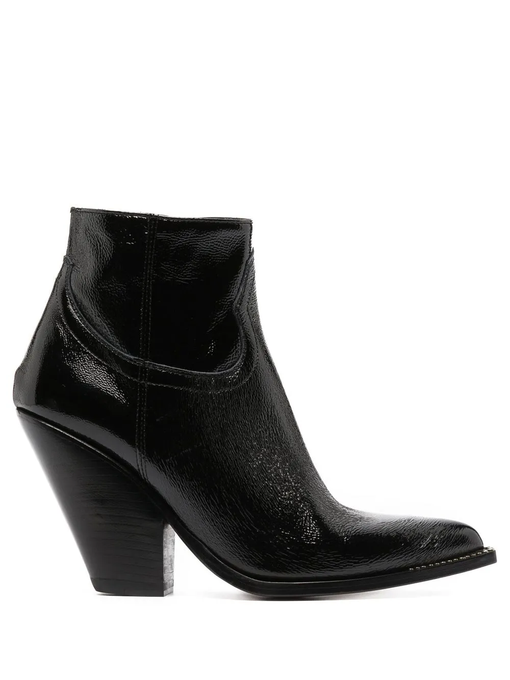 

Sonora high-shine finish ankle boots - Black
