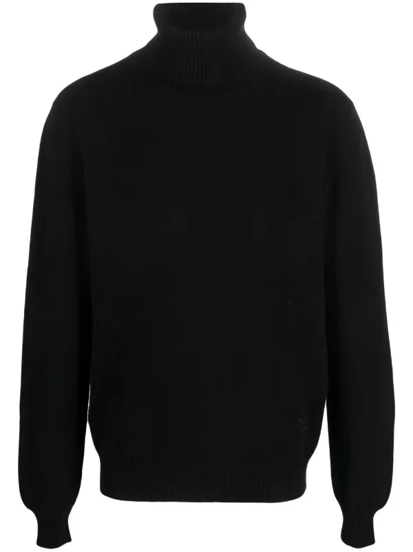 Mens black new arrivals turtleneck cashmere sweater