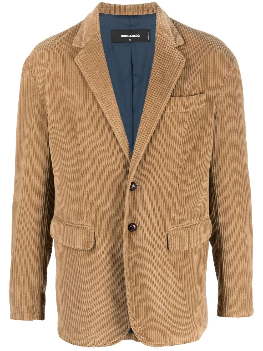 

Dsquared2 single-breasted corduroy blazer - Neutrals