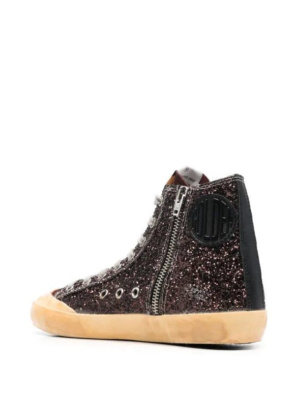Golden Goose Francy high-top Sneakers | Brown | FARFETCH