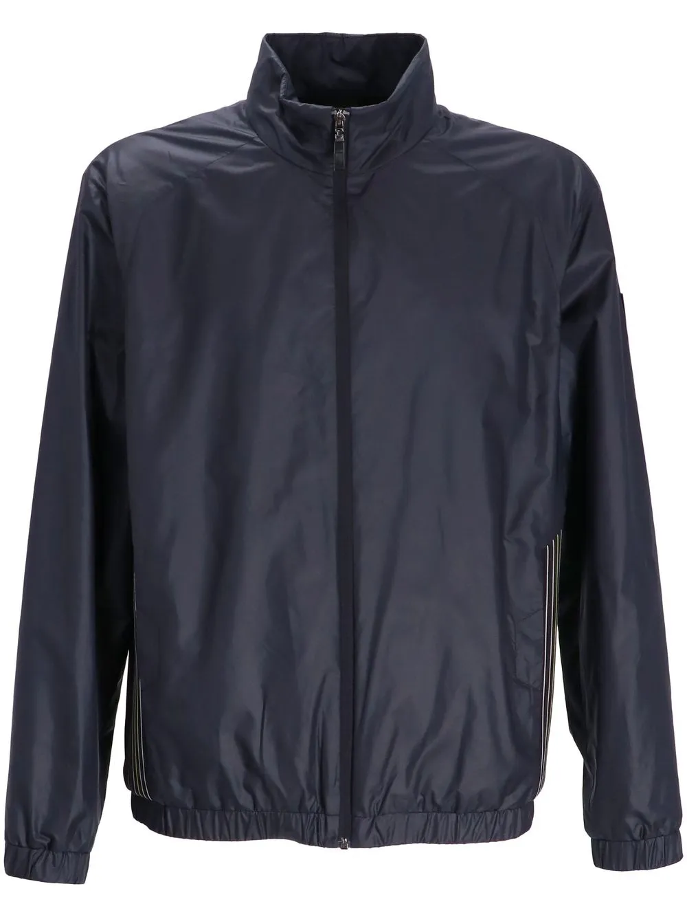 

BOSS high-neck zip-up lightweight jacket - Blue
