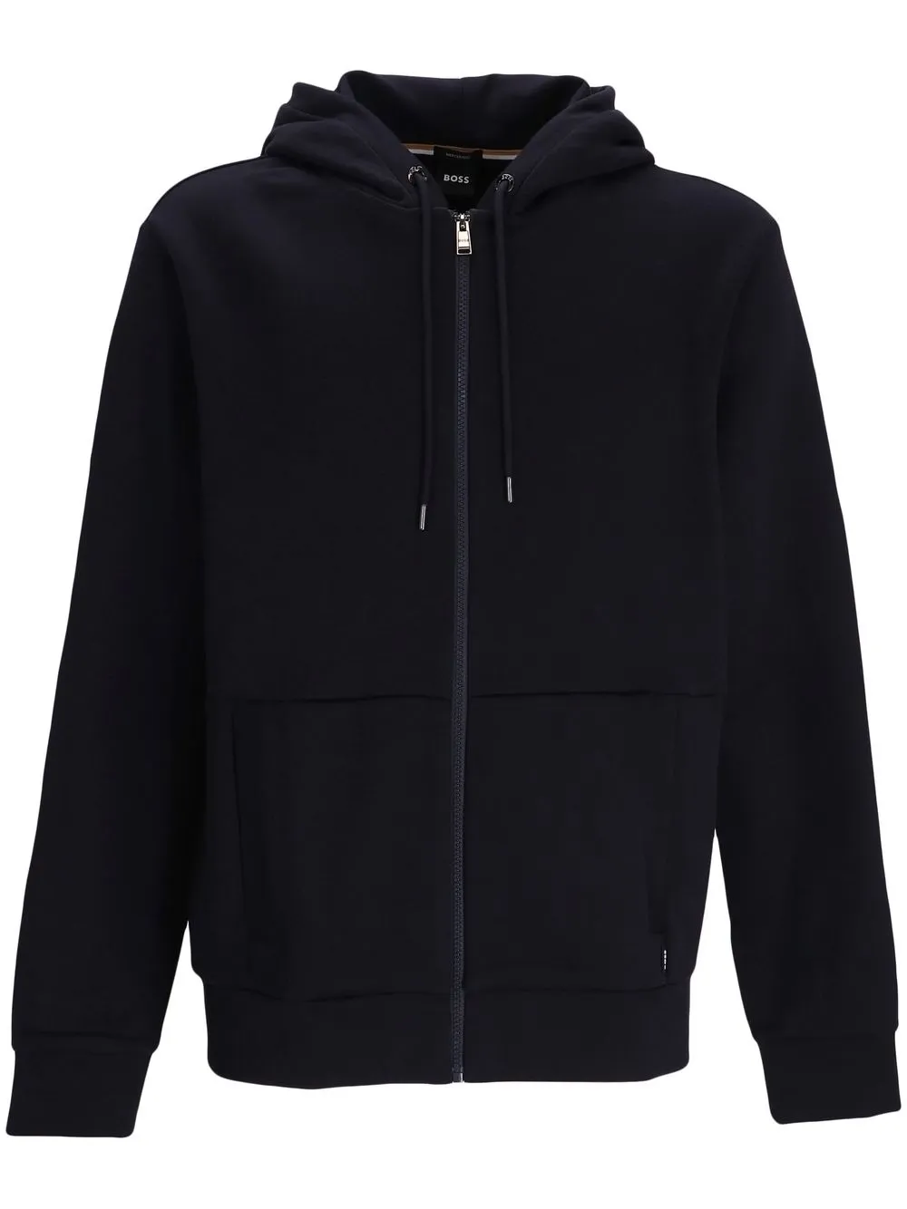 BOSS hoodie con cierre - Azul
