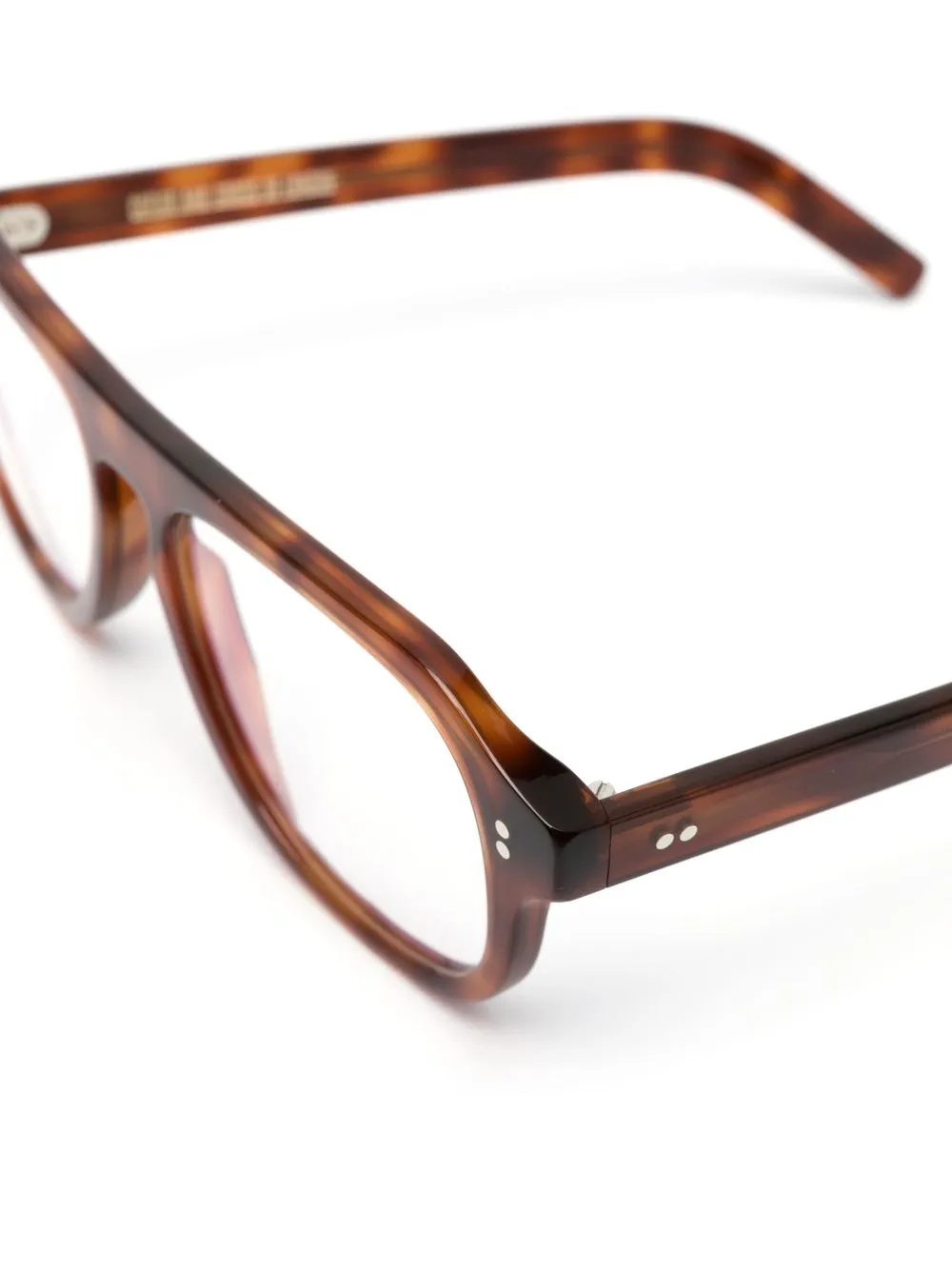 Occhiali con montatura stile pilota Farfetch Uomo Accessori Occhiali da sole Marrone 