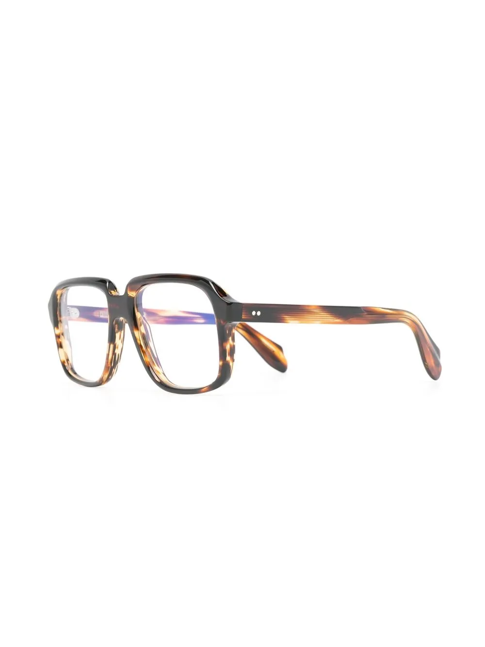 Cutler & Gross 1397 bril met vierkant montuur - Bruin