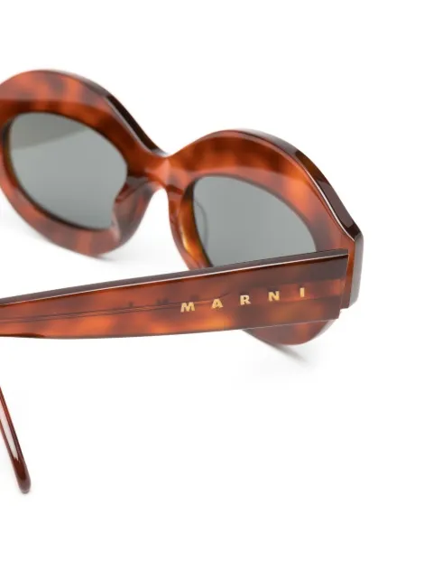 Marni Eyewear tortoiseshell round-frame sunglasses JAL - 2