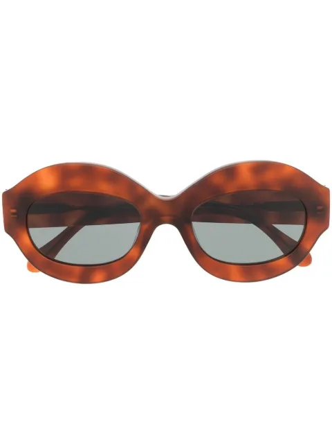 Marni Eyewear lentes del sol con armazón redonda estilo carey