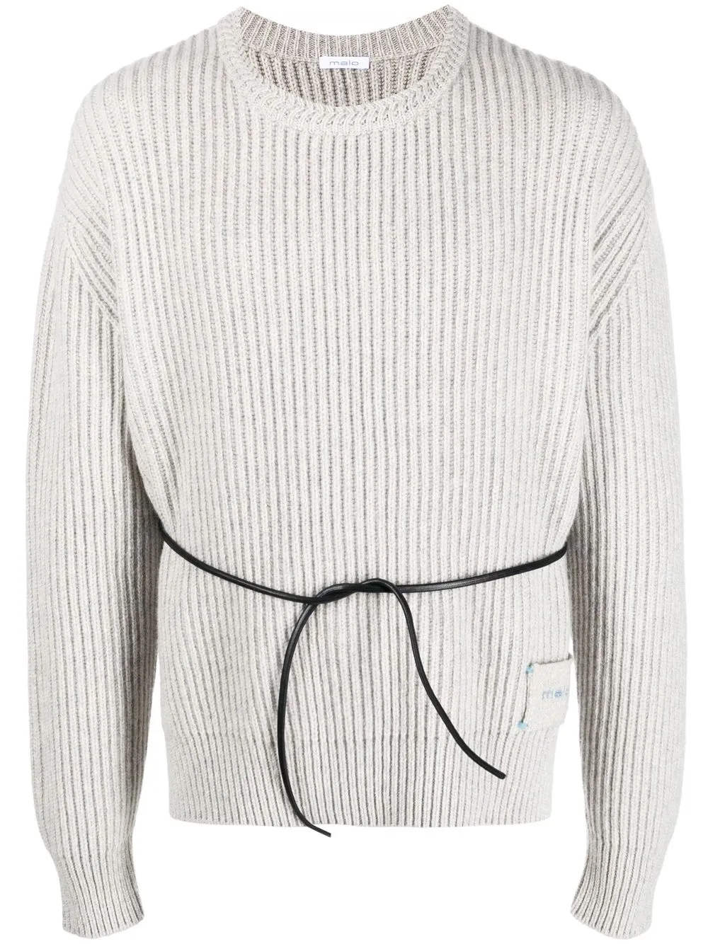 

Malo ribbed-knit cashmere jumper - Grey