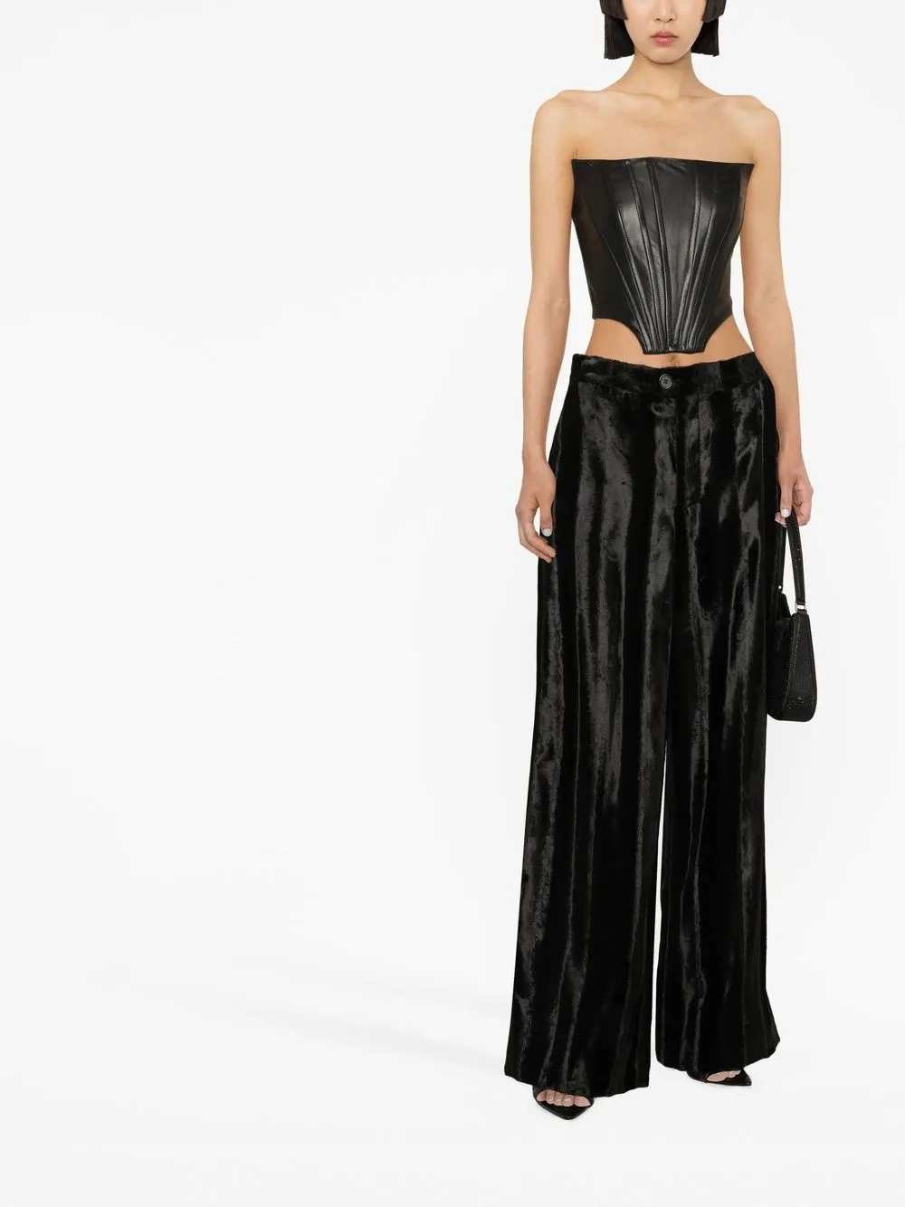 Giuseppe Di Morabito Strapless korset - Zwart