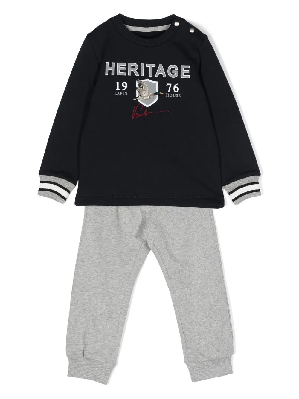 

Lapin House traje deportivo con logo estampado - Azul