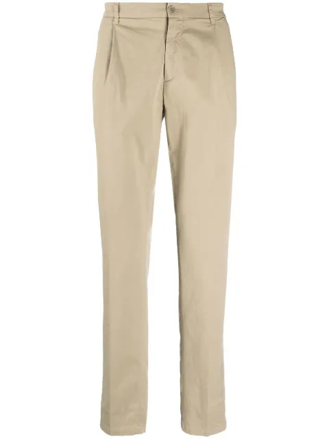 ASPESI pantalones rectos con pinzas