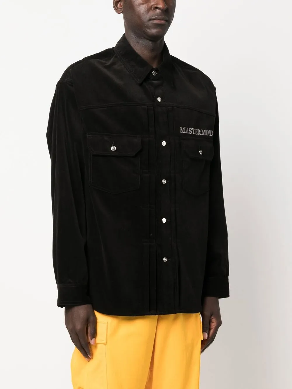 即日配送！MASTERMIND PHANTOM WOVEN SHIRT