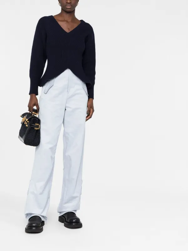 Alexander McQueen リブニット プルオーバー - Farfetch