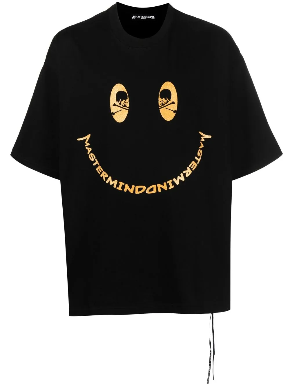 

Mastermind Japan Smiley-print crew-neck T-shirt - Black
