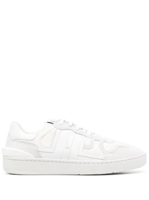 Lanvin panelled lace-up sneakers
