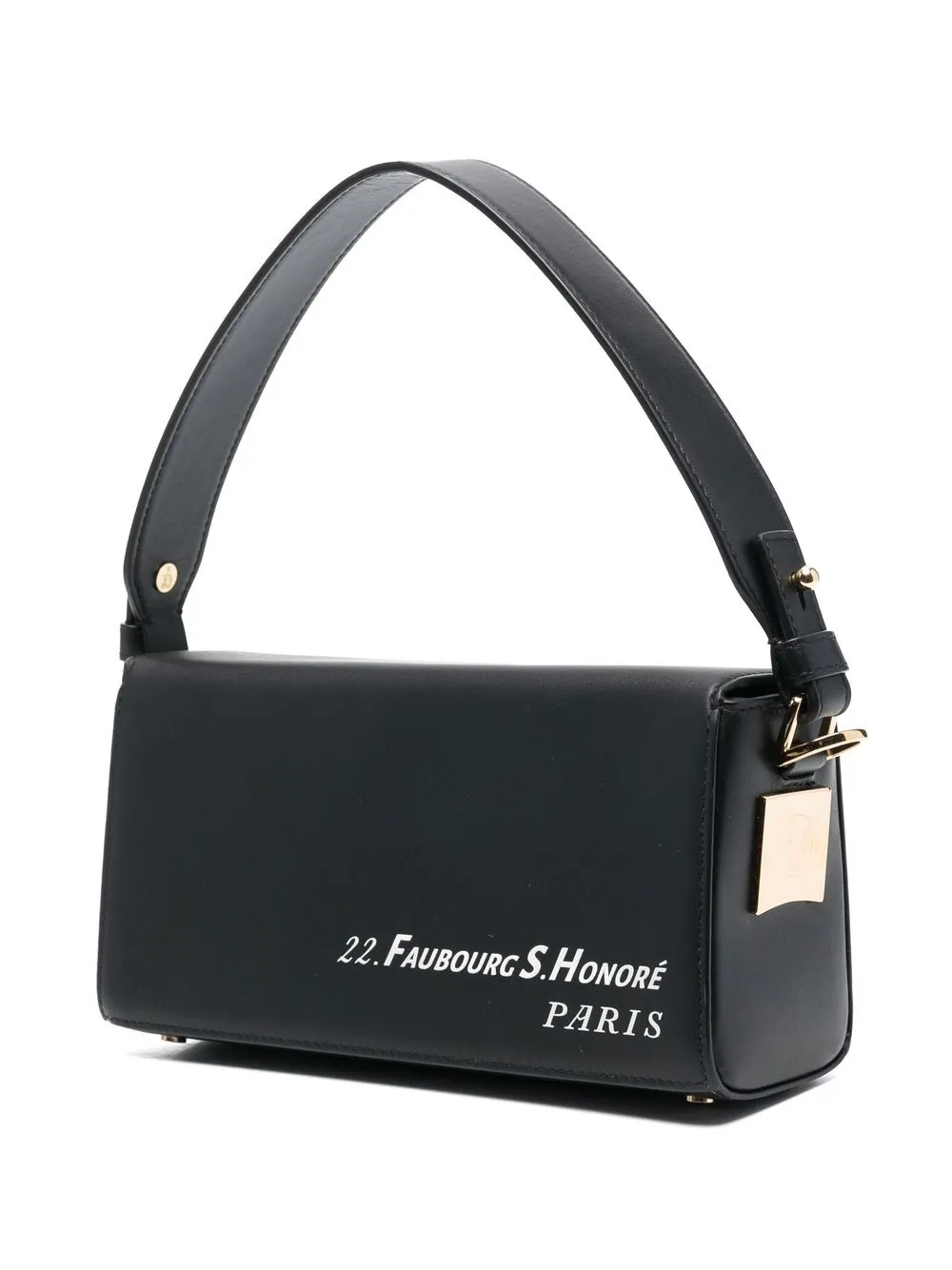 Lanvin Clutch met logoprint - Zwart
