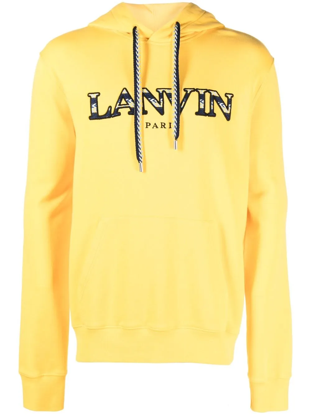 

Lanvin logo-embroidered hoodie - Yellow