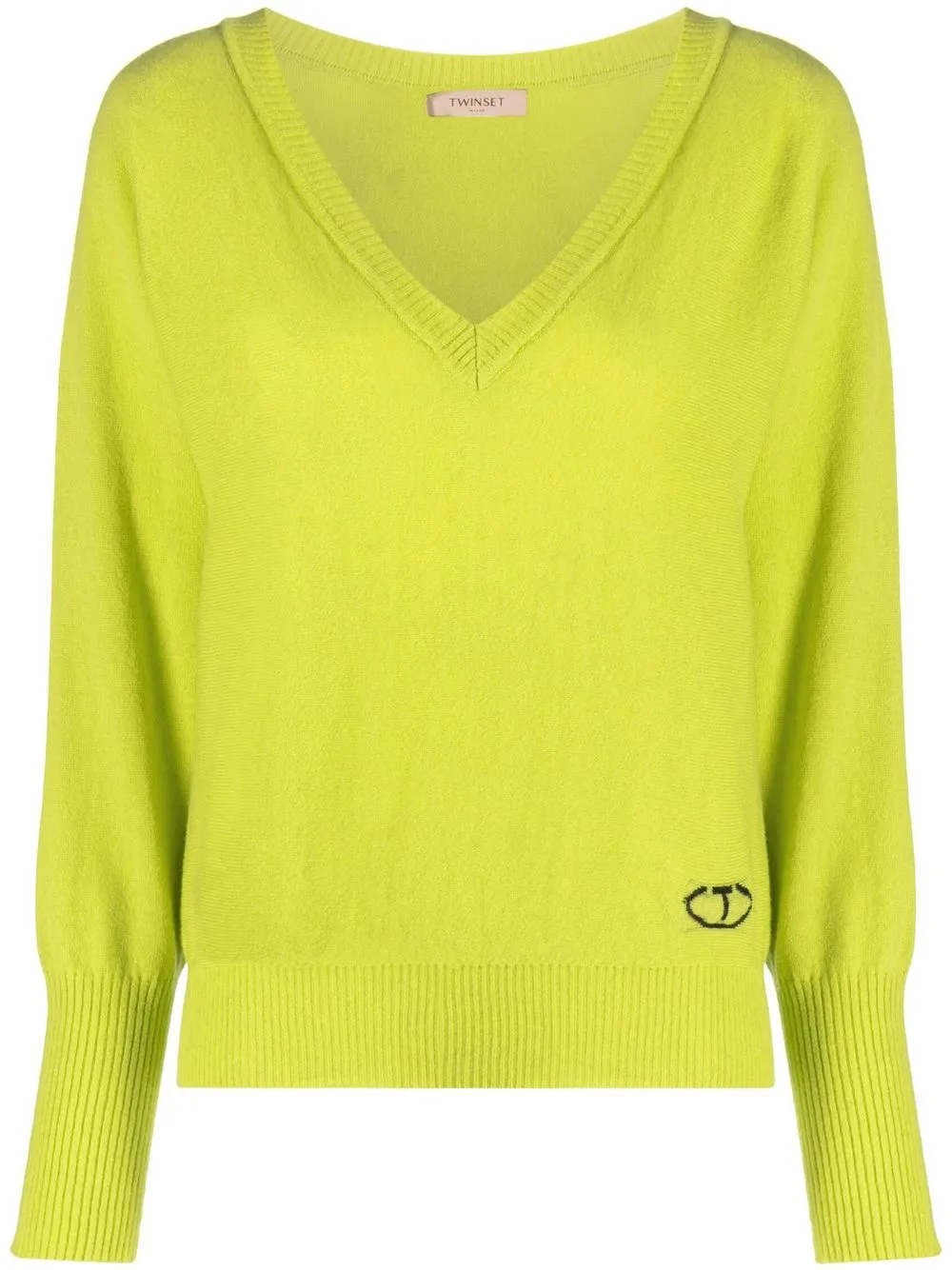 

TWINSET V-neck knitted jumper - Green
