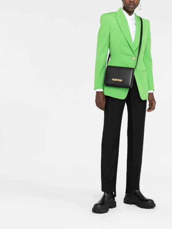 Alexander McQueen レザー ショルダーバッグ | ブラック
