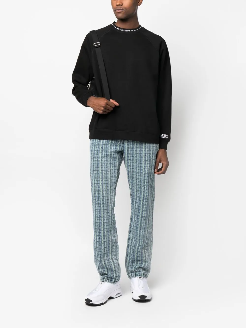 Pleasures Sweater met raglan mouwen - Zwart