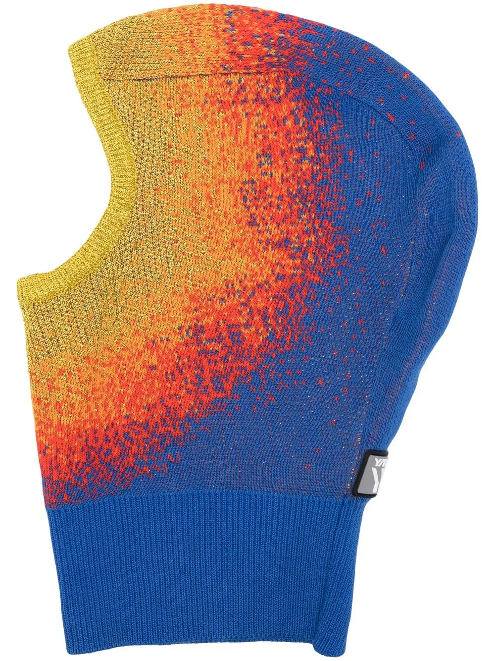 

Y/Project spray-effect cotton-blend balaclava - Blue