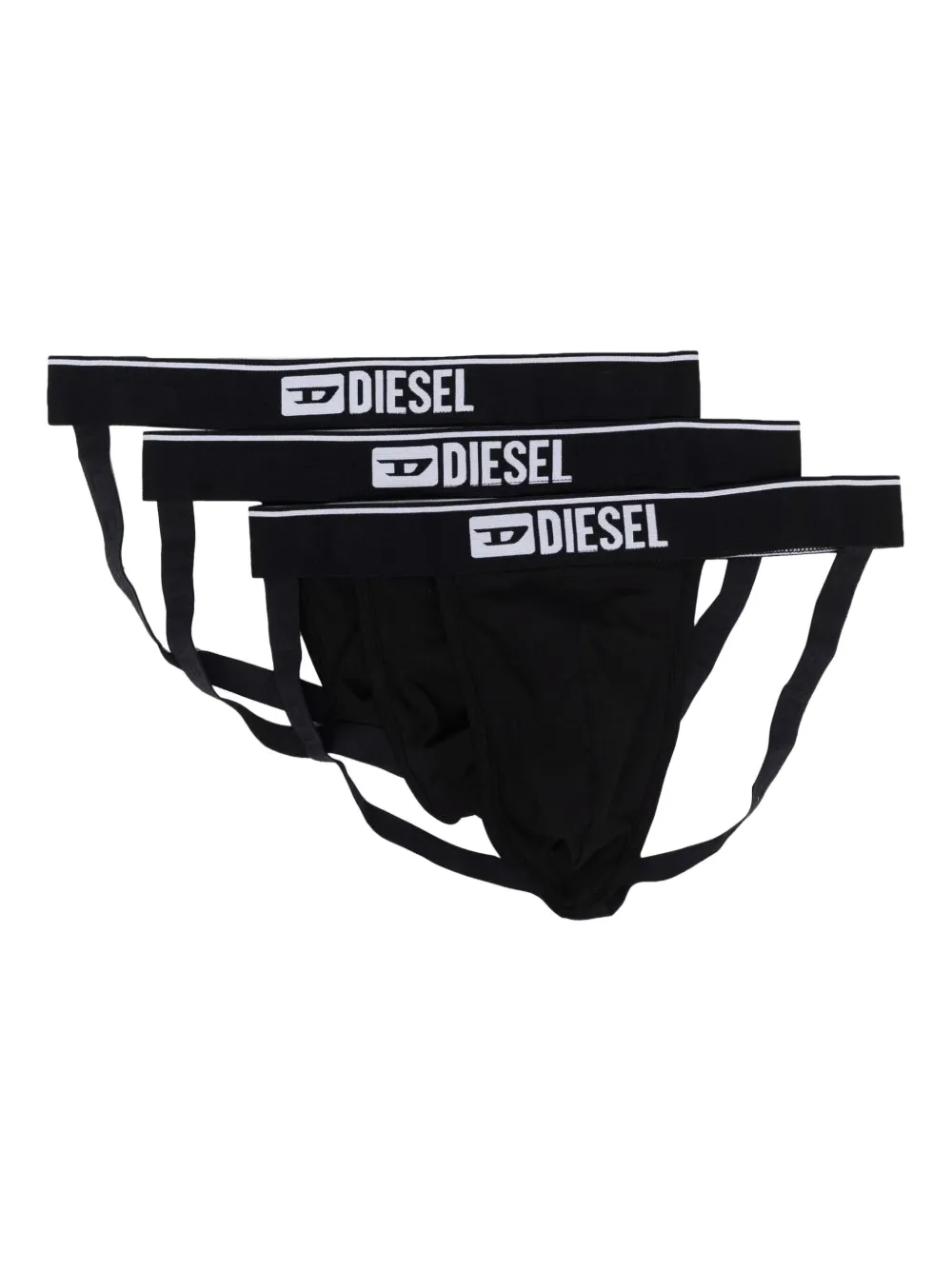 Diesel Umbr-Jocky jockstraps (pack of three) | Black | Image 1