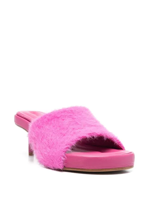 Jacquemus textured-finish open-toe mules 223FO0352390 - 1