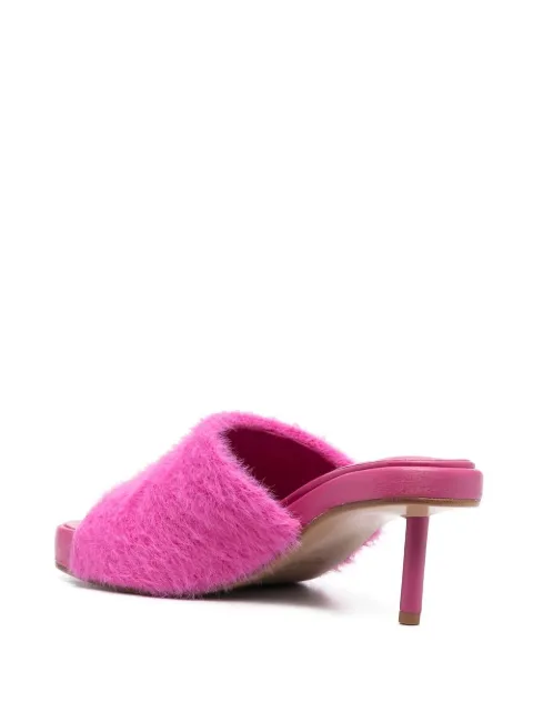 Jacquemus textured-finish open-toe mules 223FO0352390 - 2