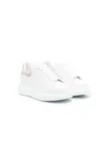 Alexander McQueen Kids Oversized leather sneakers - 9182 WHITE/PATCHOULI