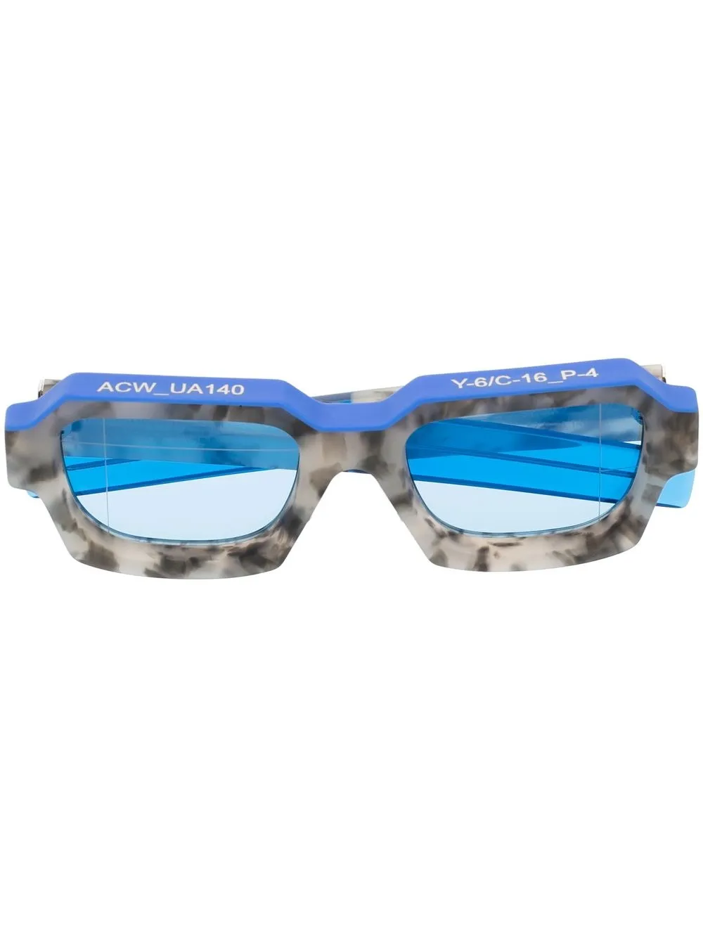 

A-COLD-WALL* x Retrosuperfuture Marble square-frame sunglasses - Blue