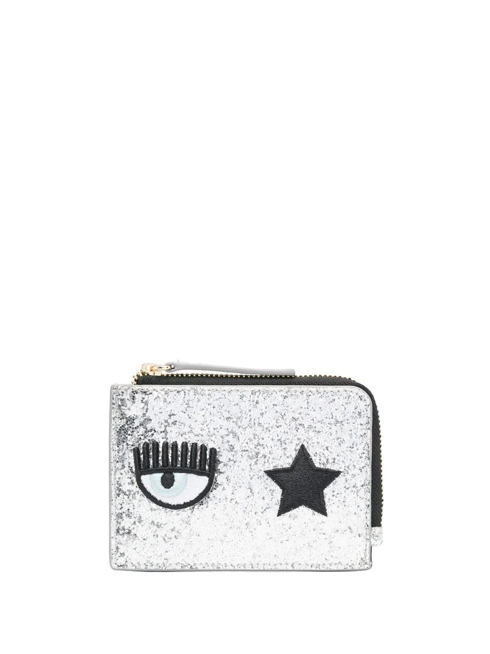 

Chiara Ferragni logo-patch purse - Silver