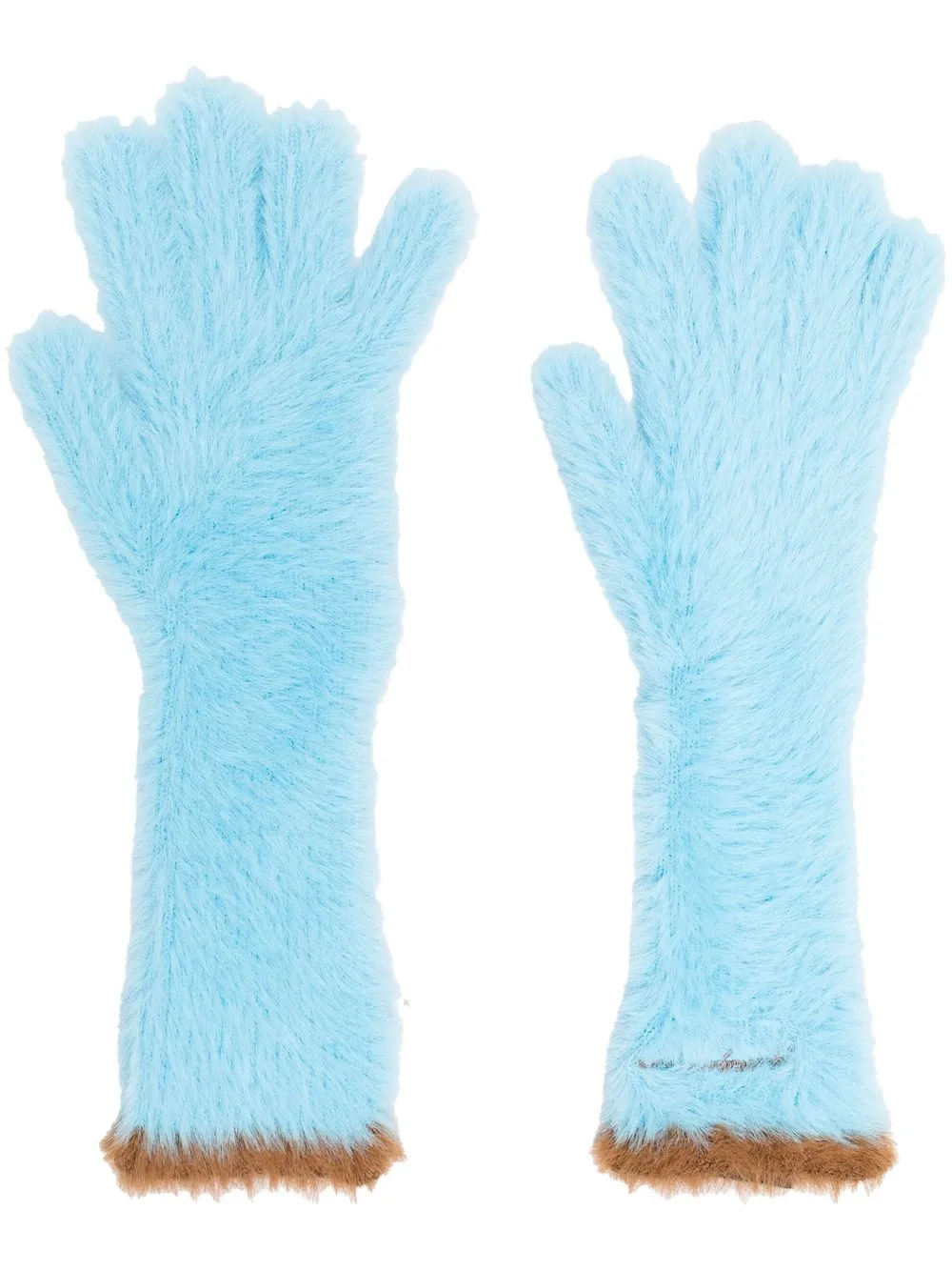 

Jacquemus Les gants Neve fluffy gloves - Blue