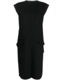 Maison Margiela Work-in-progress wool dress - Black