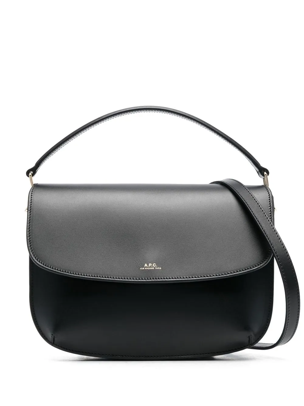 

A.P.C. Sarah leather shoulder bag - Black