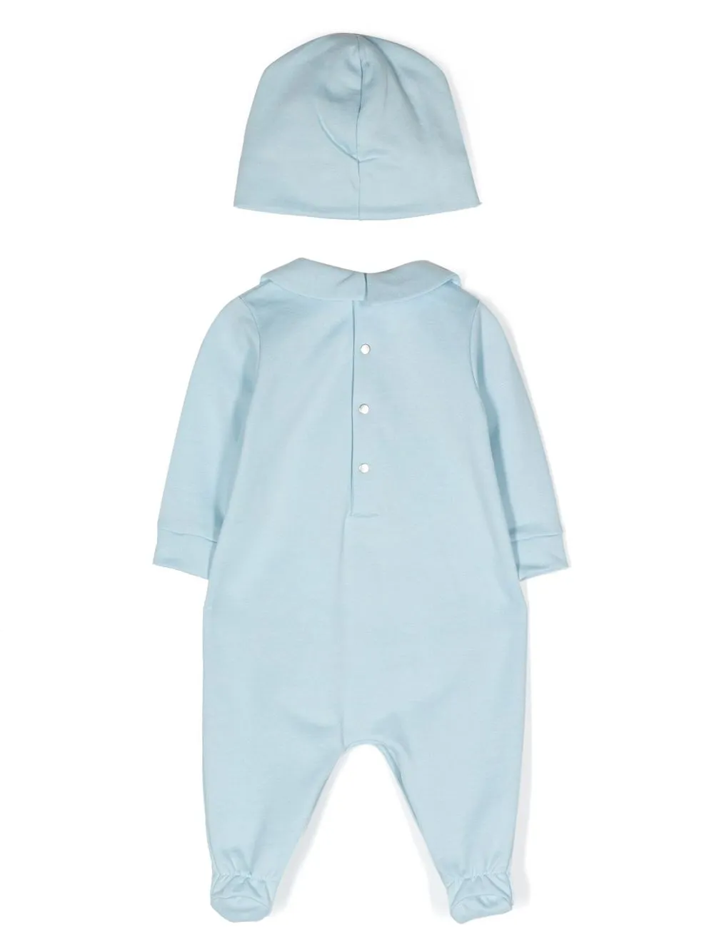 Philipp Plein Junior Romper met logoprint - Blauw
