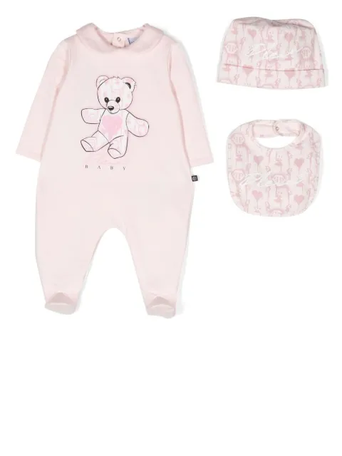 Philipp Plein Junior Conjunto infantil com motivo Teddy