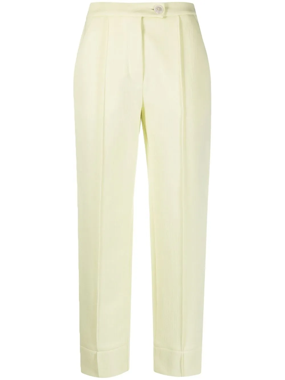 

Maison Ullens cropped straight-leg trousers - Yellow