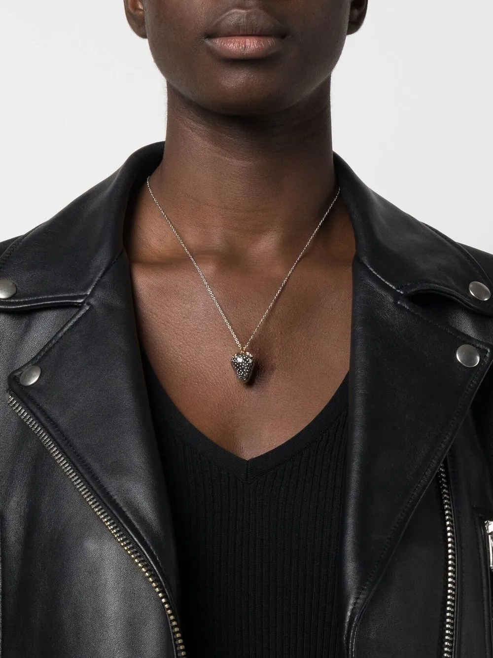 AMBUSH Halsketting met amulet - Zilver